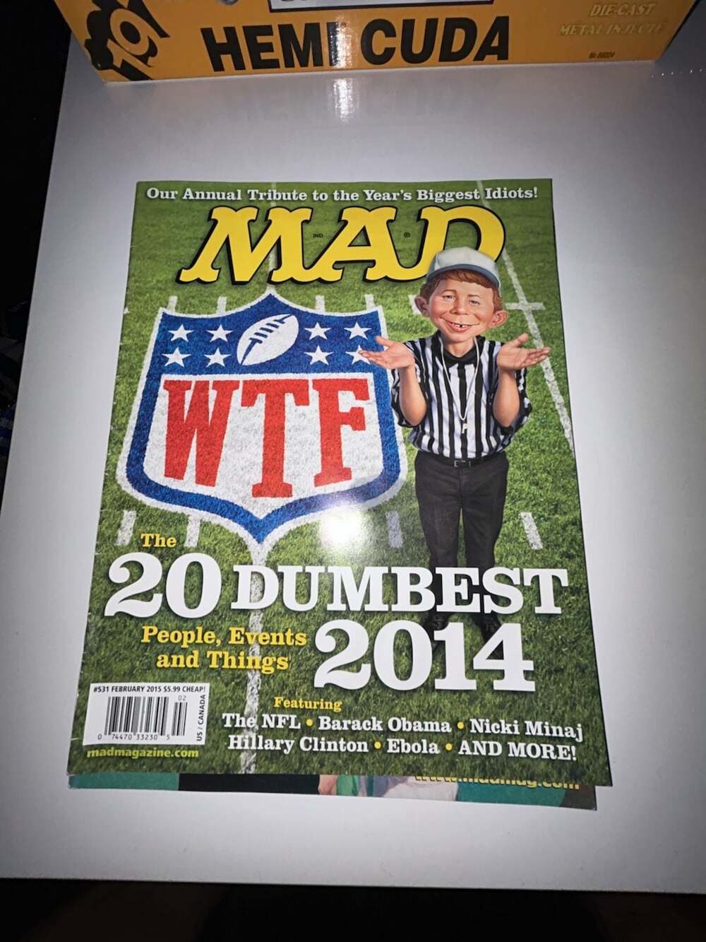 Mad Magazine #531 February 2015 The 20 Dumbest People Events and Things 2014